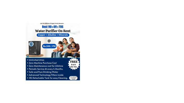 Best water purifier rental service that actually works for homes