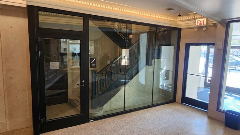 Smart aluminium framed glass doors installation in chicago