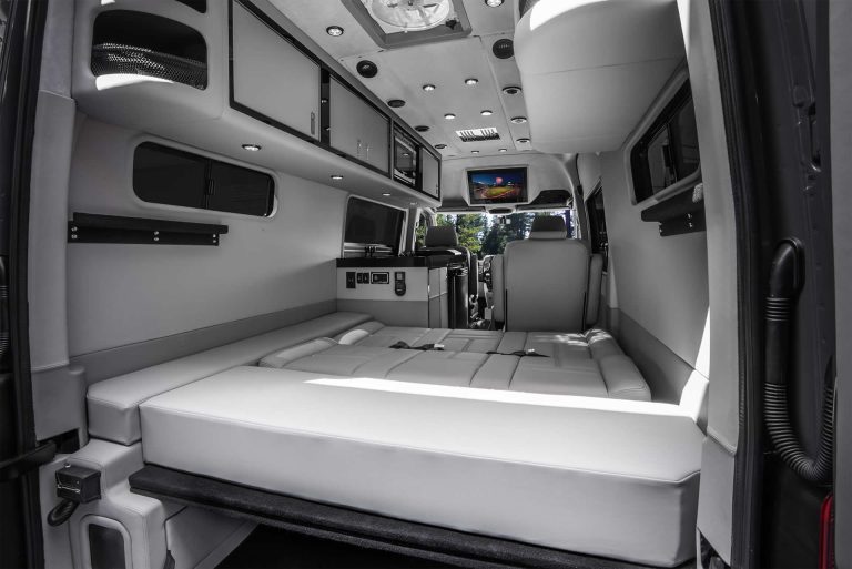 Extreme terrain sprinter meets armored luxury on wheels