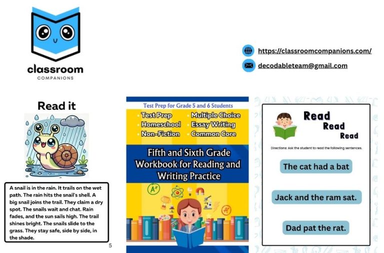 Engaging practice pages for third grade language arts