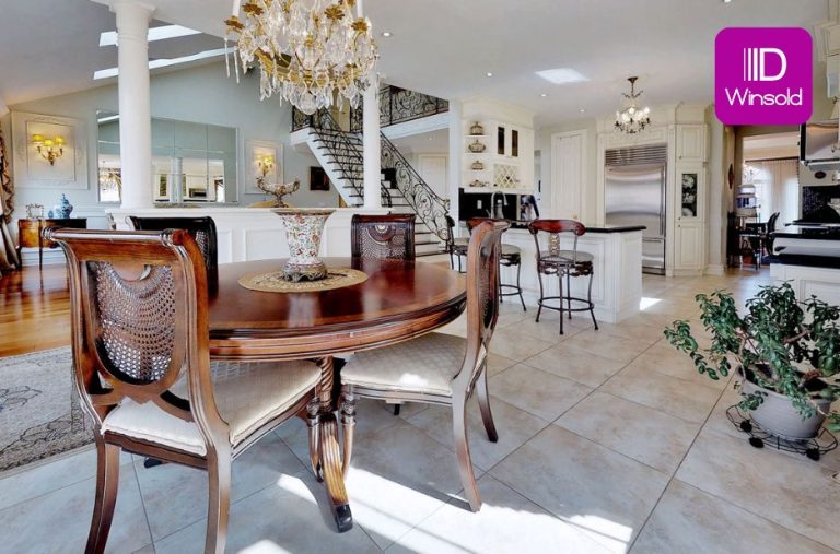 Immersive walkthroughs for property listings