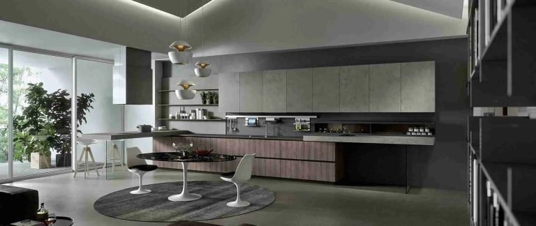 Timeless, contemporary kitchen cabinetry with Italian flair