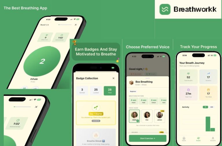 Enhance Mindfulness and Reduce Stress with the Best Daily Breathwork App for Beginners